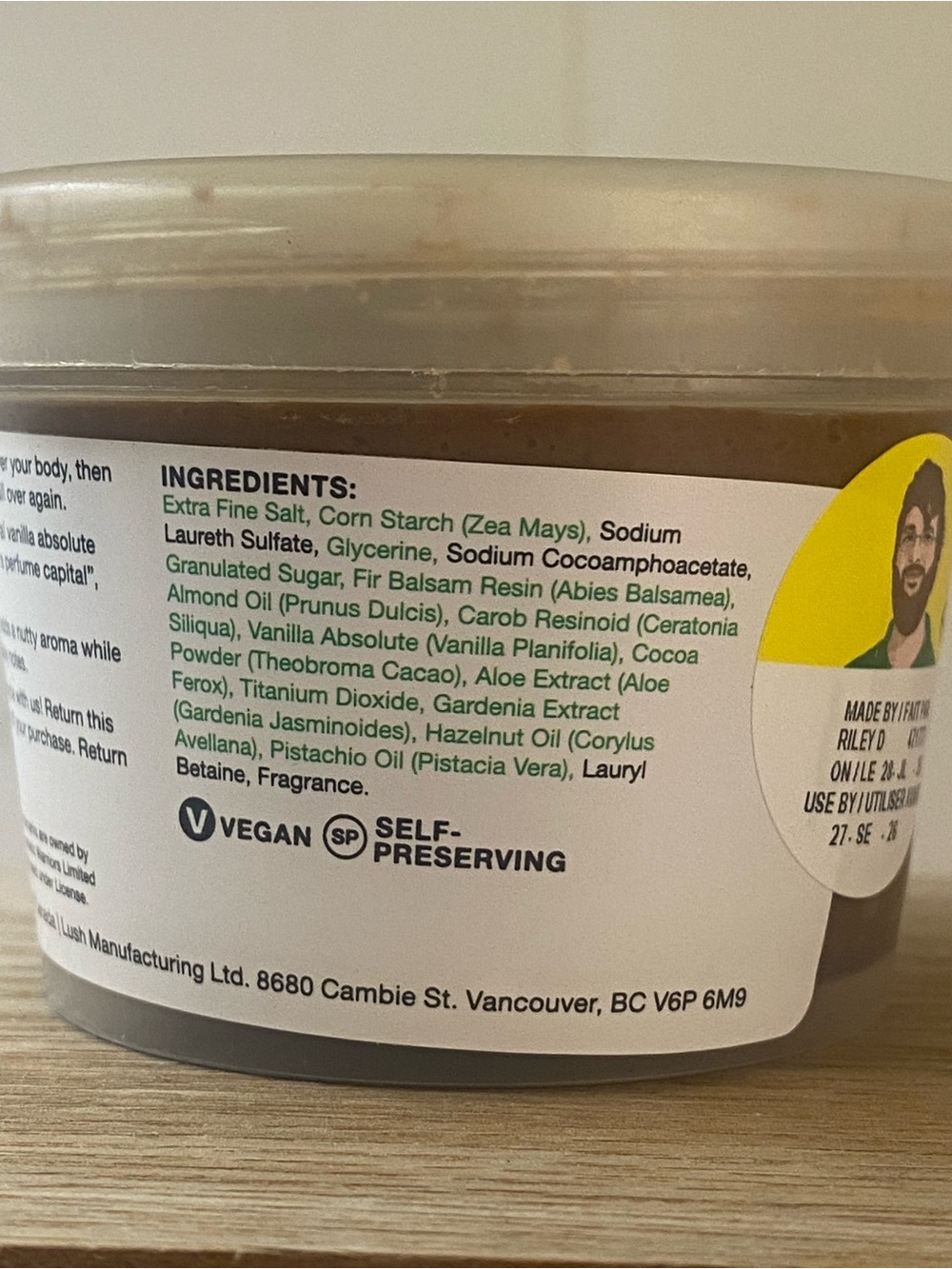 New Lush Cookie Dough Kitchen Exclusive Body Scrub - Picture 4 of 9